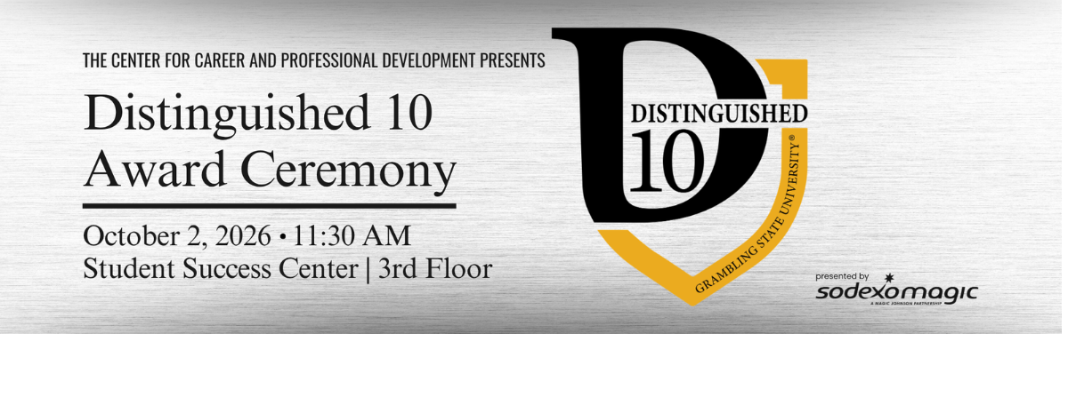 2026 Distinguished 10 Award Ceremony
